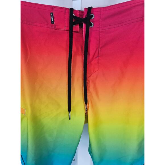 O'Neill Men's Multicolor Hyperfreak Side Seam Fade Board Lace Short Size 29 - Picture 2 of 6